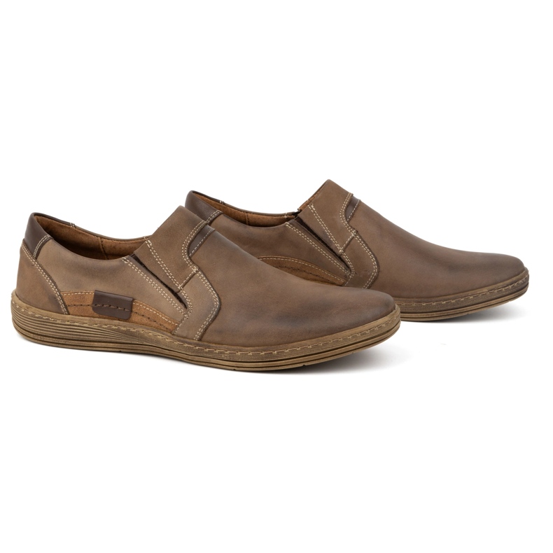 Olivier Mocassins homme cuir 520 marron brun 2