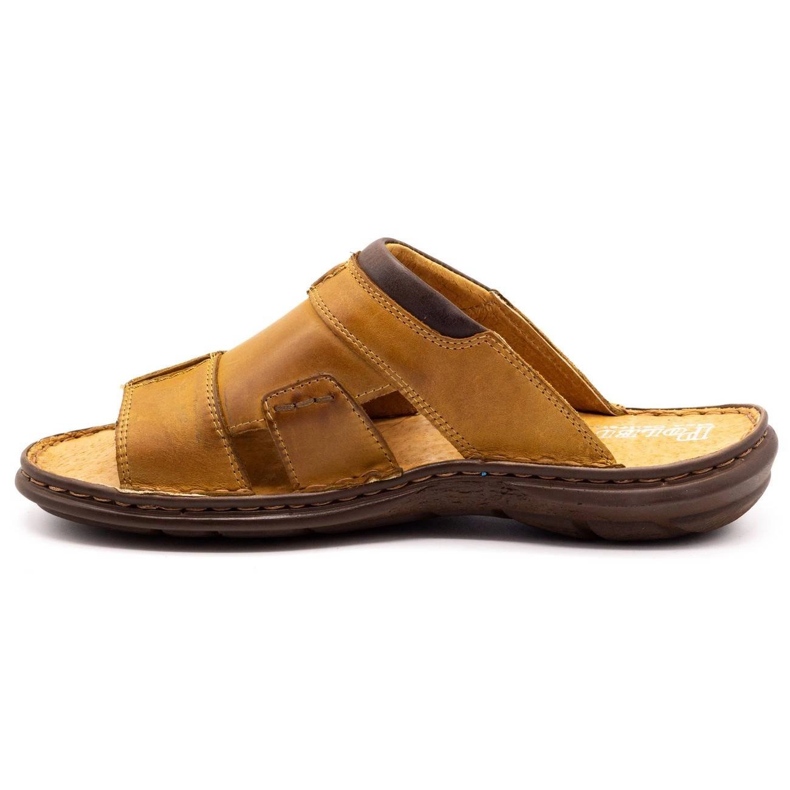 Polbut Chaussons homme 358 rouge orange 1