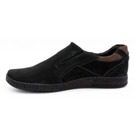 KOMODO Mocassins homme noirs 862L 1