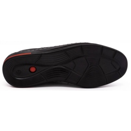 Olivier Chaussures casual en cuir pour hommes 238GT noir 1