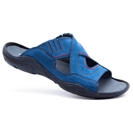 Mario Pala Chaussons homme 400 bleu 1