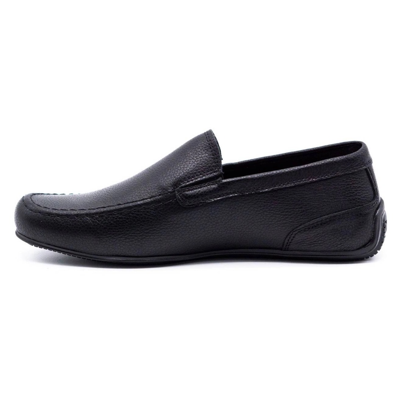 Polbut Mocassins homme cuir 2105 grain noir le noir 1