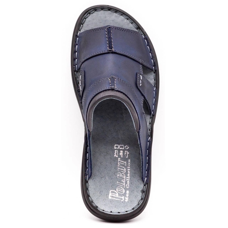 Polbut Chaussons homme 358 bleu marine 1