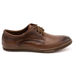 Olivier Chaussures en cuir pour hommes 295LU marron brun 2