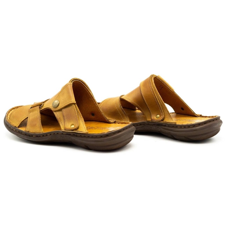 Polbut Chaussons homme 024 rouge orange 1