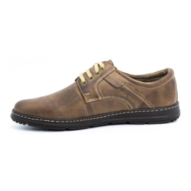 Joker Chaussures en cuir pour hommes 536J marron brun 1