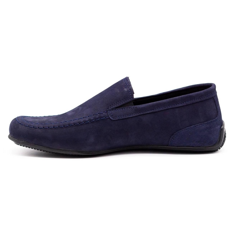 Polbut Mocassins homme cuir 2105 bleu marine 1