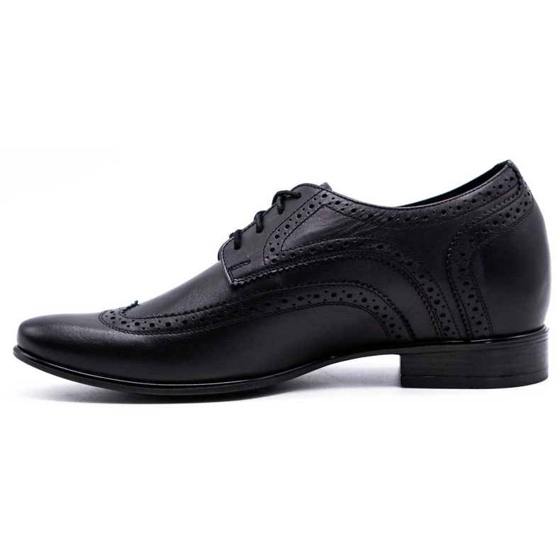 Olivier Chaussures pour hommes augmentant la visibilité 617P noir 1