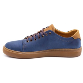 Polbut Chaussures cuir homme 2109 bleu marine 1