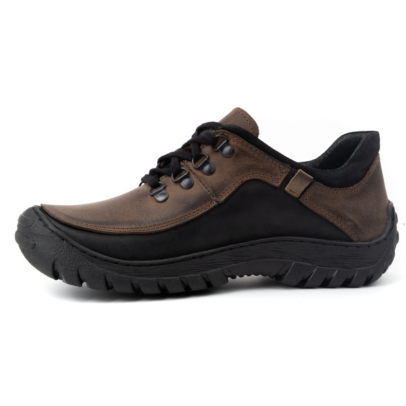 KOMODO Chaussures trekking homme cuir 917K marron brun 1