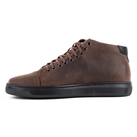 Polbut Chaussures en cuir pour hommes 2110sw marron foncé brun 1 Polbut Chaussures en cuir pour hommes 2110sw marron foncé brun 1