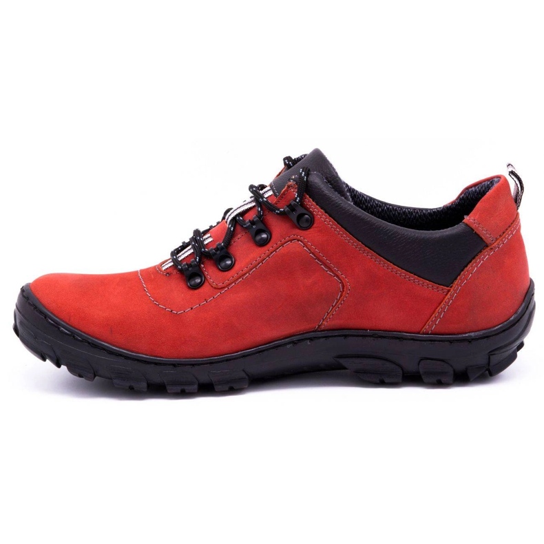 Olivier Chaussures trekking homme 7109 rouge 1