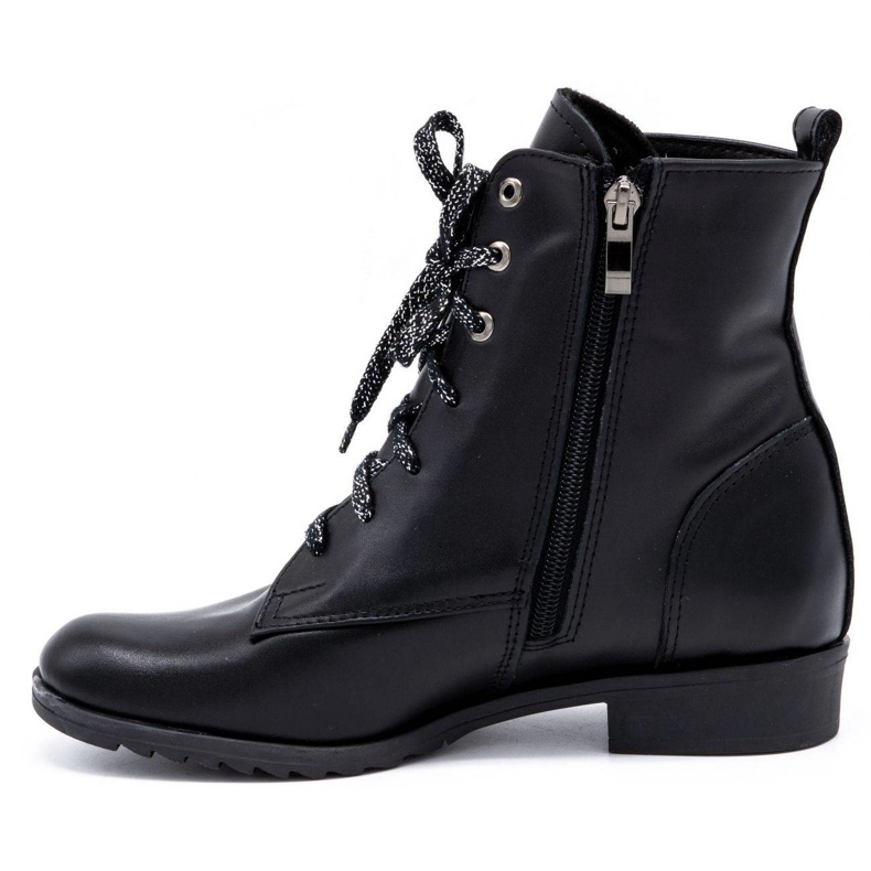 Olivier Boots cuir femme 2190 noir le noir 1