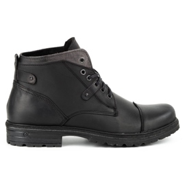 Polbut Chaussures d'hiver pour hommes noires C15F le noir 1 Polbut Chaussures d'hiver pour hommes noires C15F le noir 1