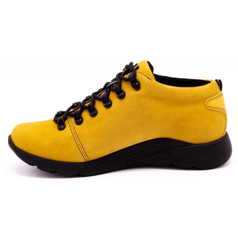 ButBal Chaussures trekking femme 674BB moutarde jaune 1