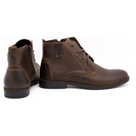 Polbut Chaussures d'hiver pour hommes C20F marron foncé brun 5