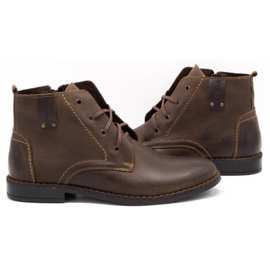 Polbut Chaussures d'hiver pour hommes C20F marron foncé brun 6