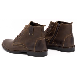 Polbut Chaussures d'hiver pour hommes C20F marron foncé brun 7