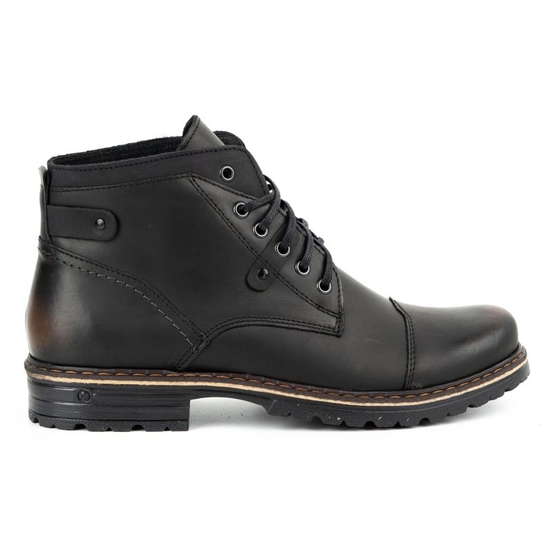 Polbut Chaussures hiver homme C15F kabir brun noir 1
