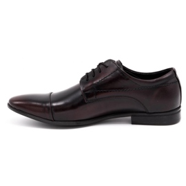 Olivier Chaussures habillées homme 294LU cerise rouge 1