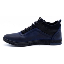 Polbut Chaussures hiver homme K27F bleu marine foncé 1 Polbut Chaussures hiver homme K27F bleu marine foncé 1