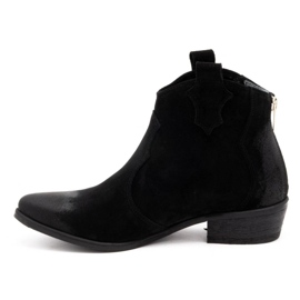 Exquisite Boots cuir femme 1128EX noir 1