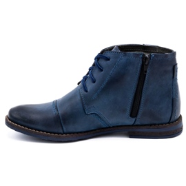 Olivier Bottes hiver homme 315MP bottes bleu marine 1 Olivier Bottes hiver homme 315MP bottes bleu marine 1