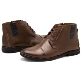 Olivier Bottes d'hiver pour hommes 315MP bottes marron brun 7