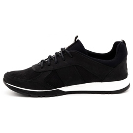 Polbut Chaussures décontractées en cuir pour hommes 2111P noir le noir 1