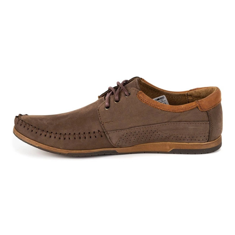 KOMODO Chaussures Mocassins homme cuir 875 marron brun 1