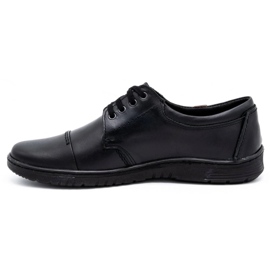 Olivier Chaussures cuir homme 416MP noir 1