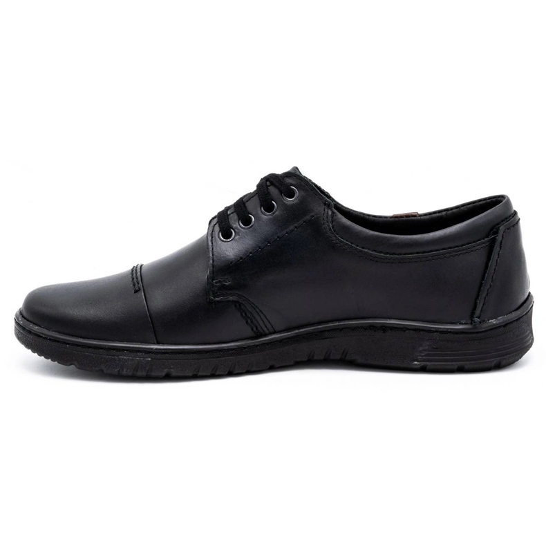 Olivier Chaussures cuir homme 416MP noir 1