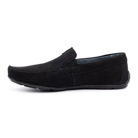 Olivier Mocassins homme cuir noir 937MA 1