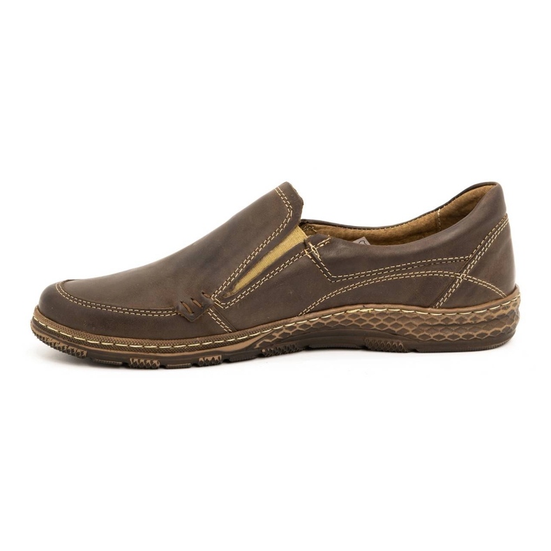 Olivier Mocassins cuir homme 943MA marron brun 1