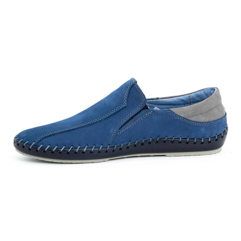 Olivier Chaussures homme mocassins cuir 936MA bleu 1 Olivier Chaussures homme mocassins cuir 936MA bleu 1