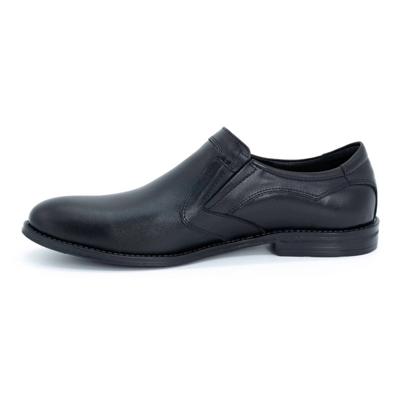 Olivier Chaussures élégantes en cuir pour hommes 283LU noir le noir 1
