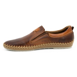 Olivier Chaussures homme en cuir 816MA marron brun 1