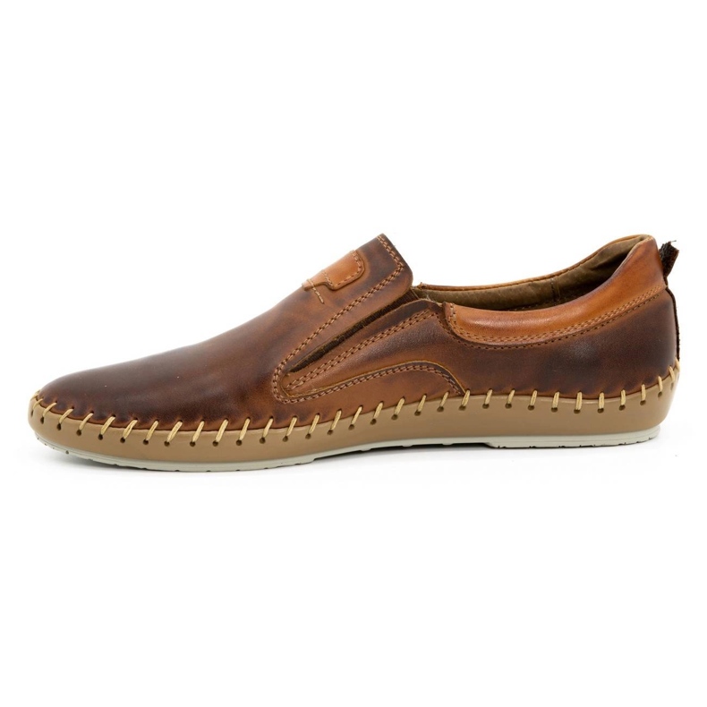 Olivier Chaussures homme en cuir 816MA marron brun 1