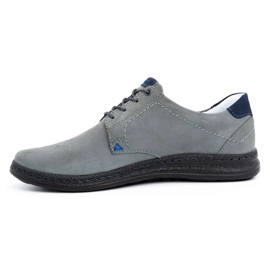 Olivier Chaussures décontractées en cuir pour hommes 930MA gris 1 Olivier Chaussures décontractées en cuir pour hommes 930MA gris 1
