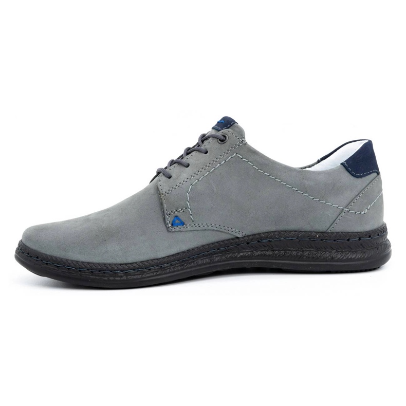 Olivier Chaussures décontractées en cuir pour hommes 930MA gris 1 Olivier Chaussures décontractées en cuir pour hommes 930MA gris 1