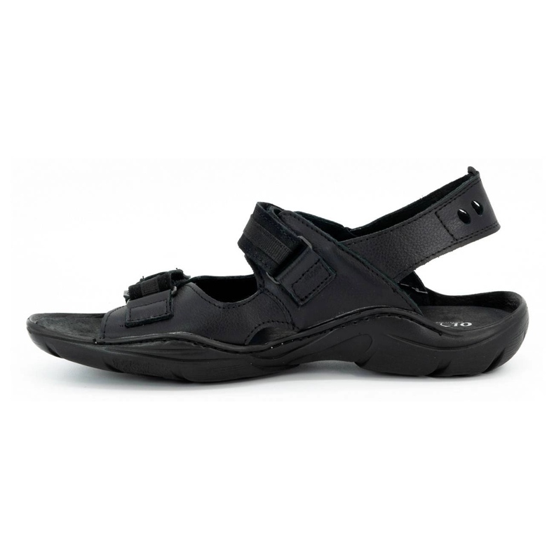 Olivier Sandales cuir homme noir 448 le noir 1