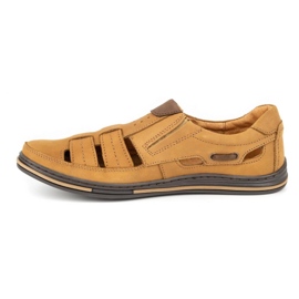 Polbut Chaussures homme ajourées 06 pour l'été rouge orange 1 Polbut Chaussures homme ajourées 06 pour l'été rouge orange 1