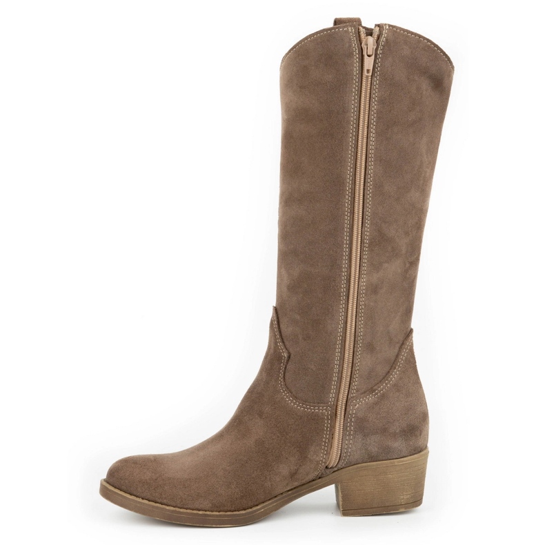 Olivier Bottines ajourées cuir femme Carla marron brun 1