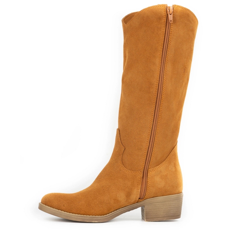 Olivier Bottes Julia en cuir rouge pour femme orange 1