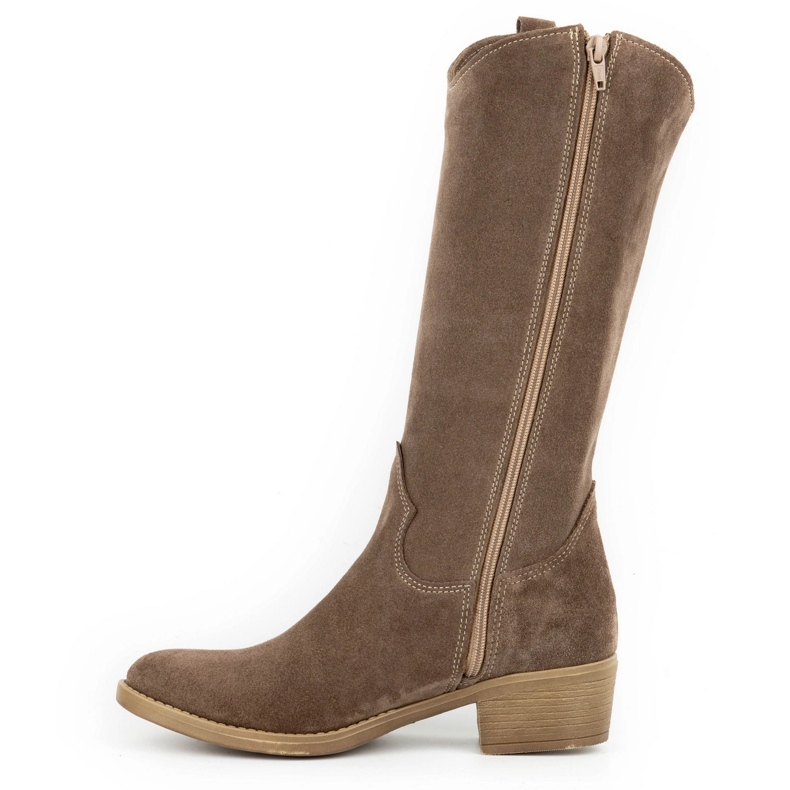 Olivier Bottes en cuir pour femme Julia marron brun 1