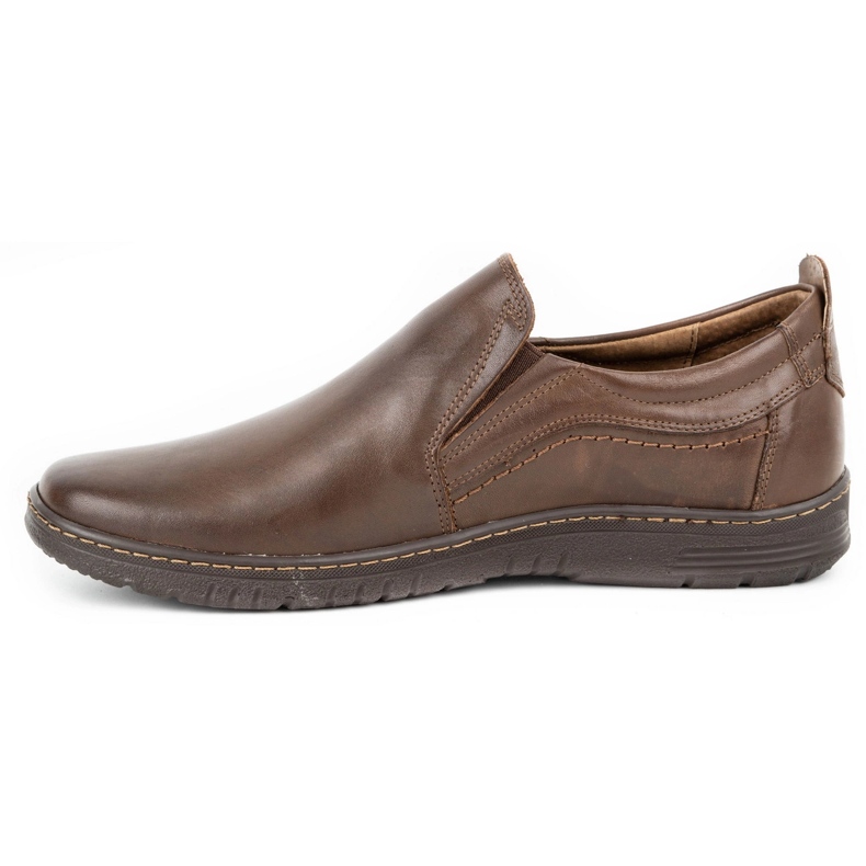Olivier Chaussures homme en cuir 727MP marron brun 1