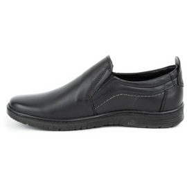 Olivier Chaussures homme en cuir 727MP noir 1