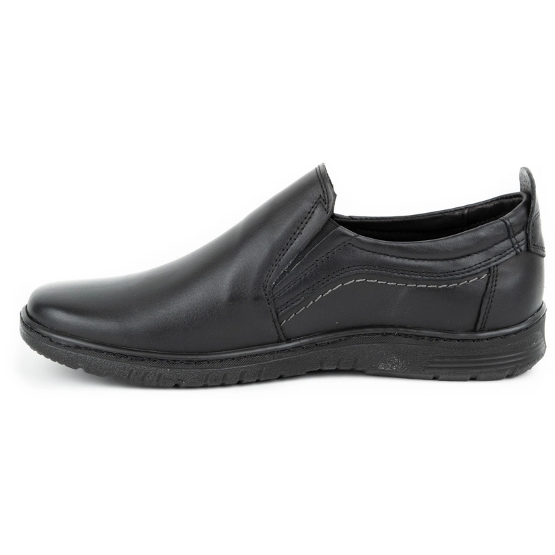 Olivier Chaussures homme en cuir 727MP noir le noir 1