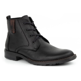 Polbut Chaussures cuir homme isolées C20F noir le noir 2