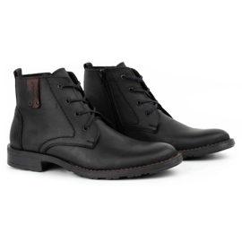 Polbut Chaussures cuir homme isolées C20F noir le noir 3